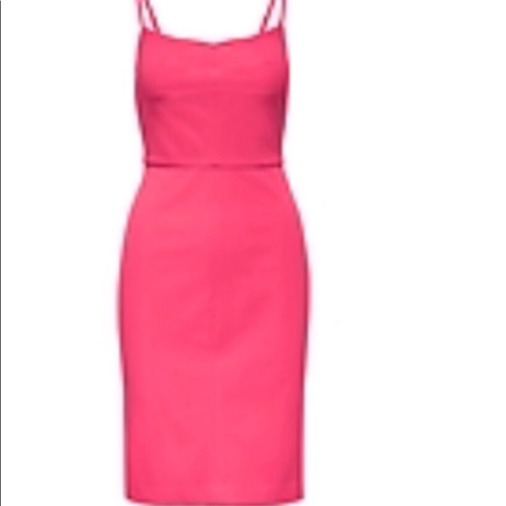 Spaghetti Strap Pink Banana Dress 10T